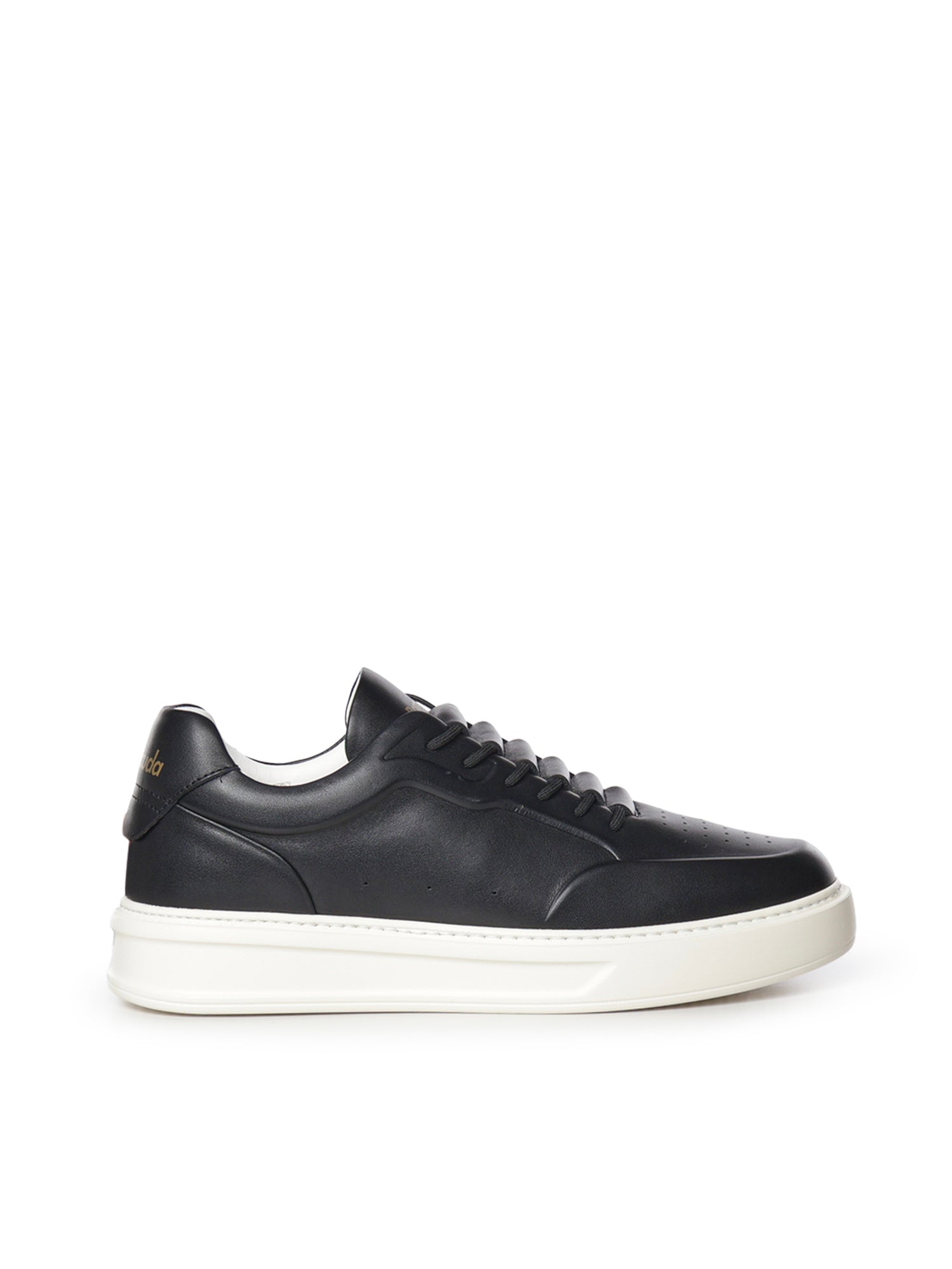 Sneakers Phoenix in nappa BU3510 NERO/BIANCO BARRACUDA 