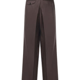 Pantaloni in misto lana 27 WBSMARRONE BE ABLE 