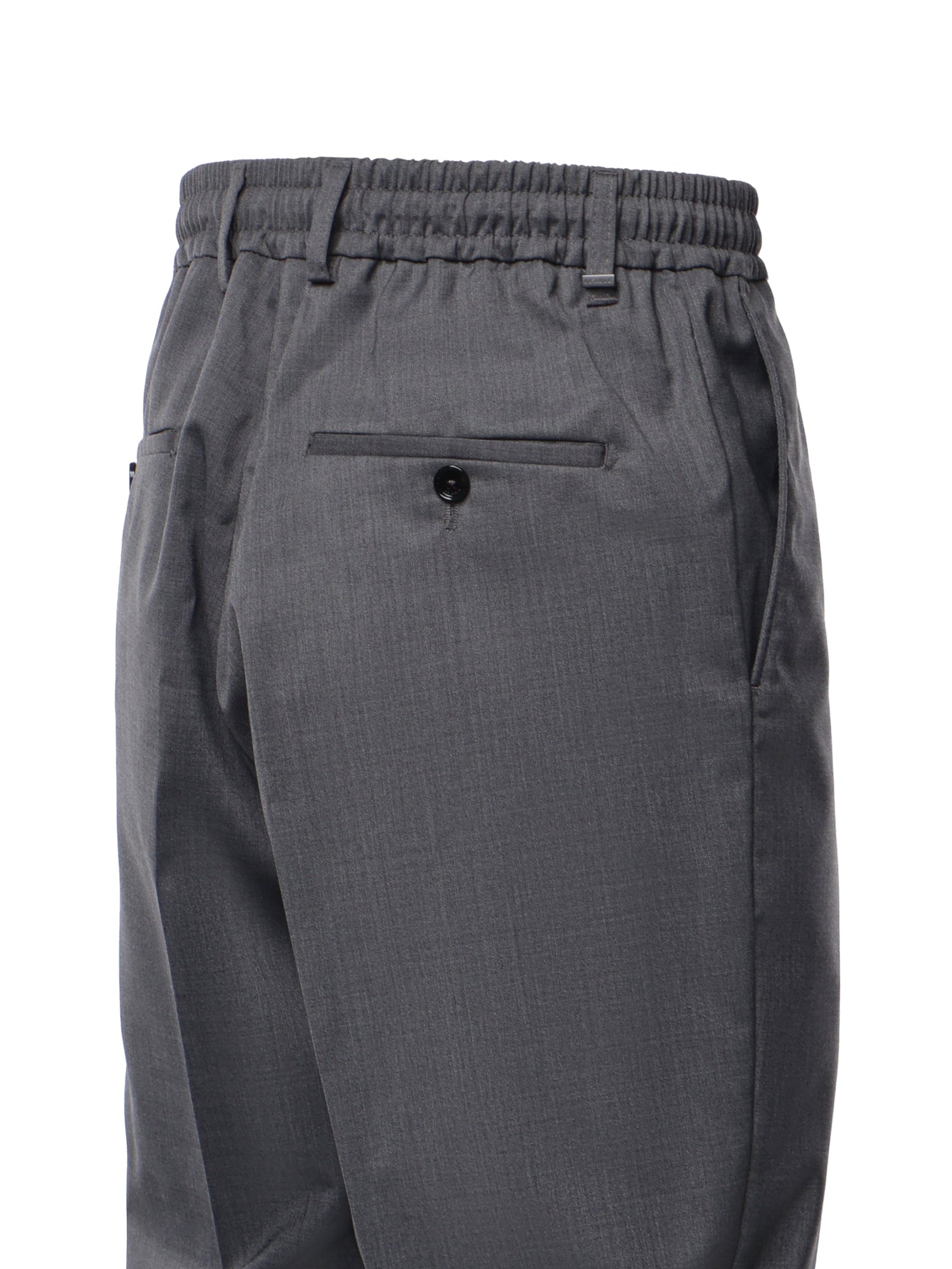 Pantaloni Dominique in misto lana DOMINIQUE13 MLRGRIGIO MEDIO MELANGE BE ABLE 