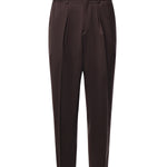 Pantaloni Dominique in misto lana DOMINIQUE13 MLRMARRONE BE ABLE 