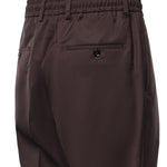 Pantaloni Dominique in misto lana DOMINIQUE13 MLRMARRONE BE ABLE 