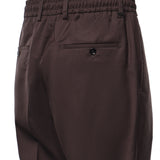 Pantaloni Dominique in misto lana DOMINIQUE13 MLRMARRONE BE ABLE 