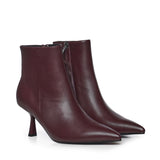 Stivaletto in pelle 502T10VK BURGUNDI BIBI LOU 