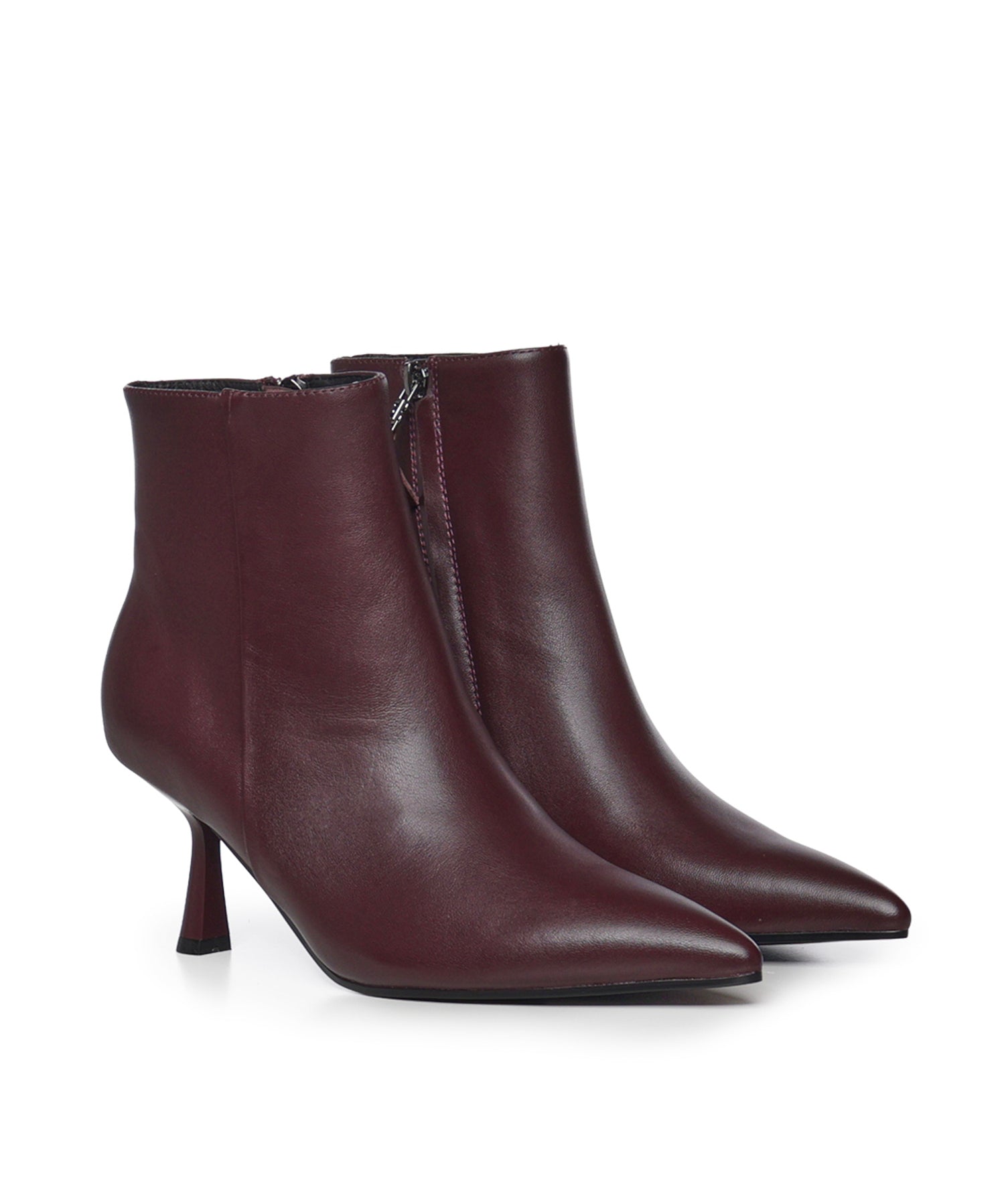 Stivaletto in pelle 502T10VK BURGUNDI BIBI LOU 