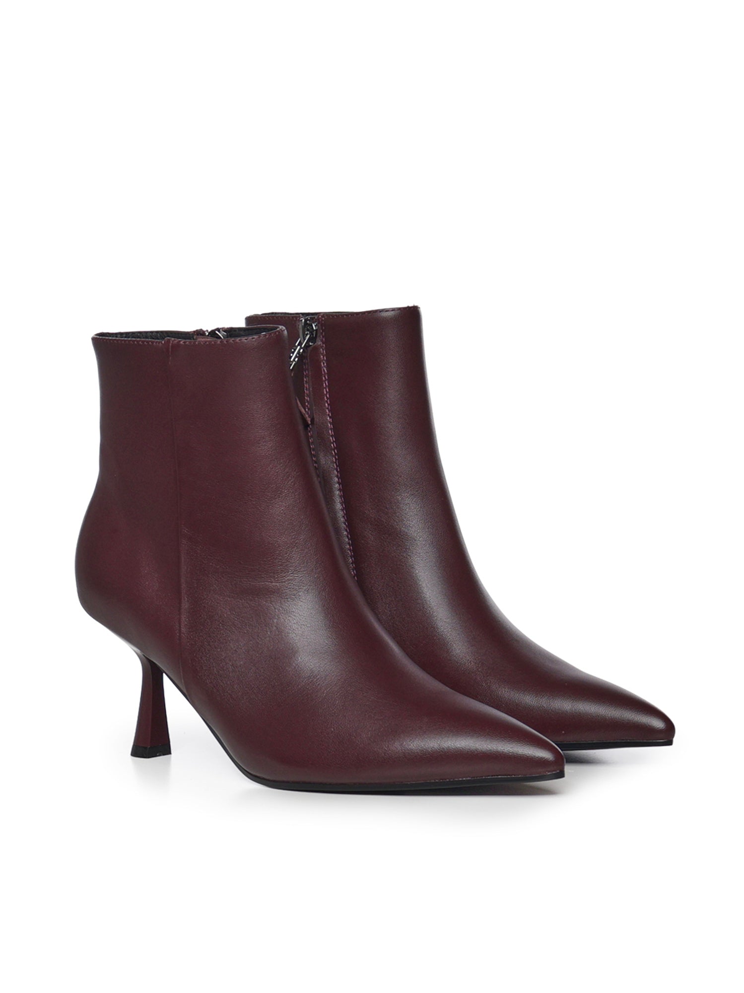 Stivaletto in pelle 502T10VK BURGUNDI BIBI LOU 