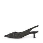 Slingback in camoscio 645Z30VK ANTRACITA BIBI LOU 