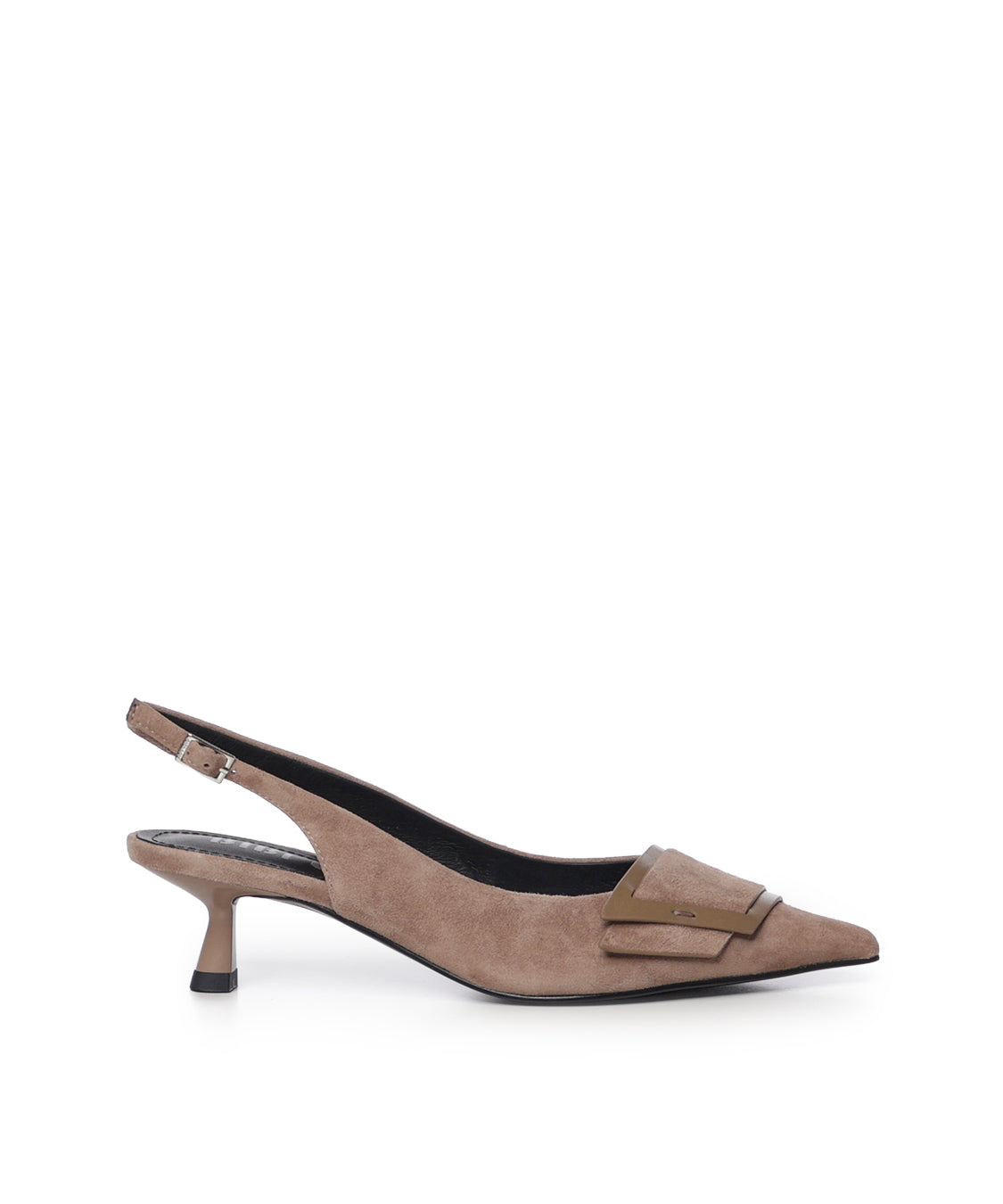 Slingback in camoscio 645Z30VK TAUPE BIBI LOU 
