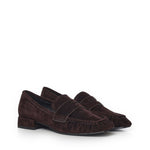 Mocassini in camoscio 665Z30VK MARRON BIBI LOU 