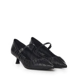 Slingback Indara in pelle 670Z10VK NEGRO BIBI LOU 