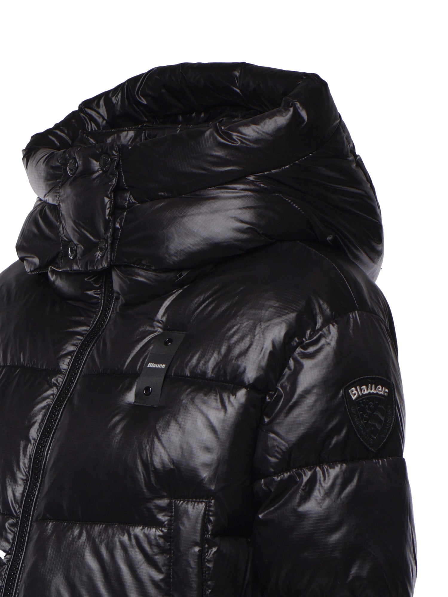 Piumino in nylon con logo 26WBLDC02071 006648999EI BLAUER 