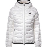 Piumino Camelia con logo 26WBLDC03033 006047100BI BLAUER 