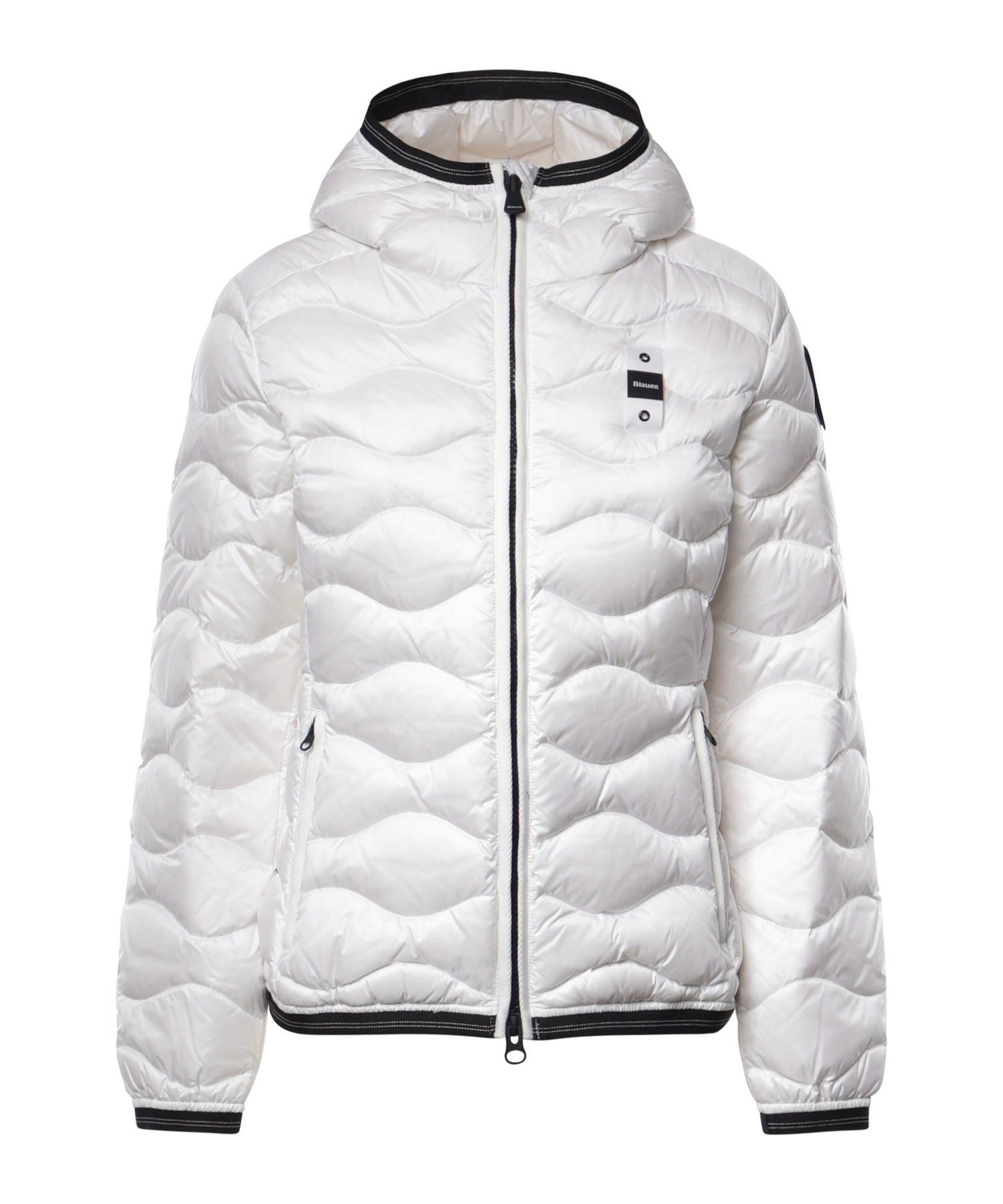 Piumino Camelia con logo 26WBLDC03033 006047100BI BLAUER 