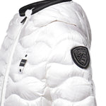 Piumino Camelia con logo 26WBLDC03033 006047100BI BLAUER 