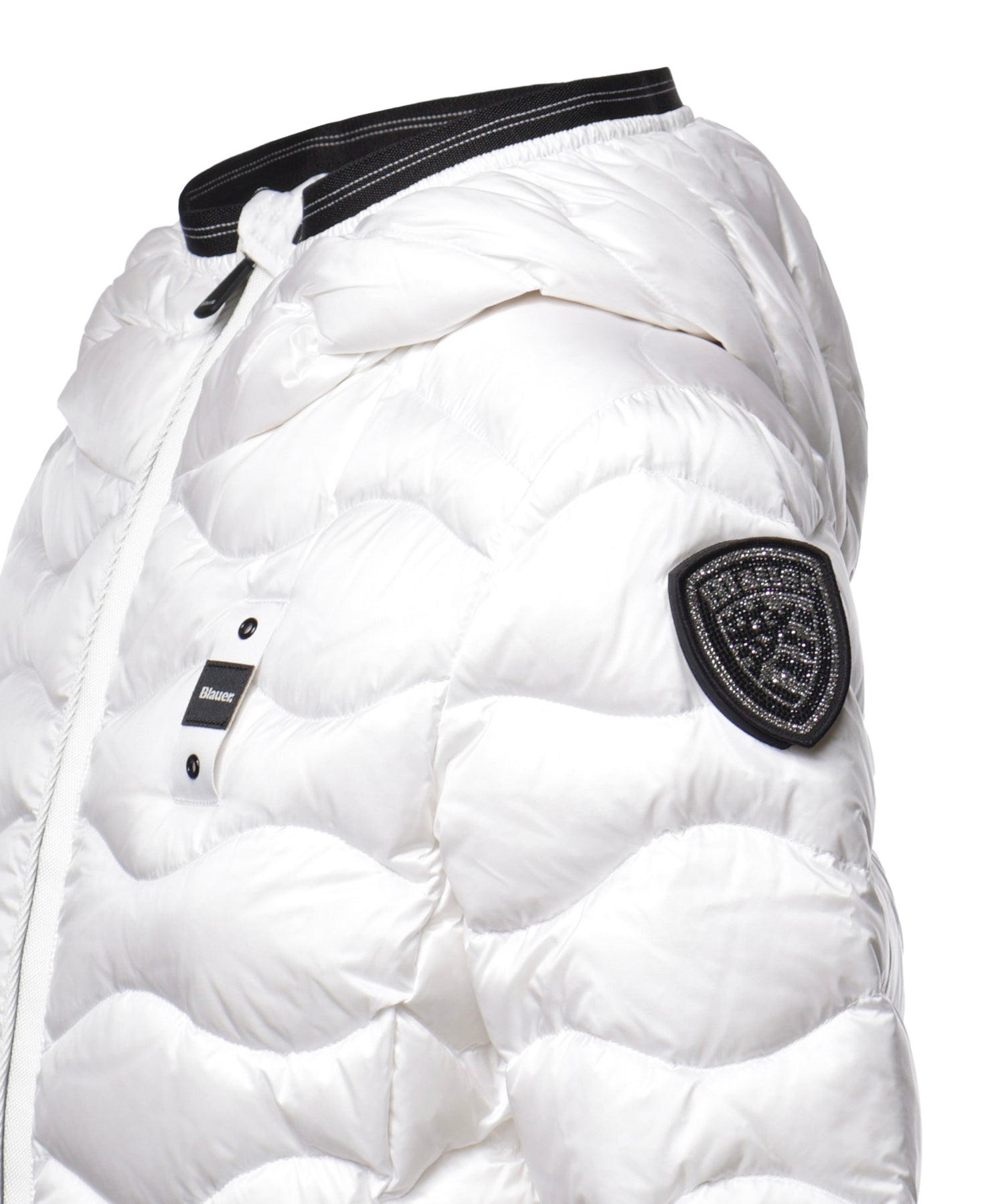 Piumino Camelia con logo 26WBLDC03033 006047100BI BLAUER 