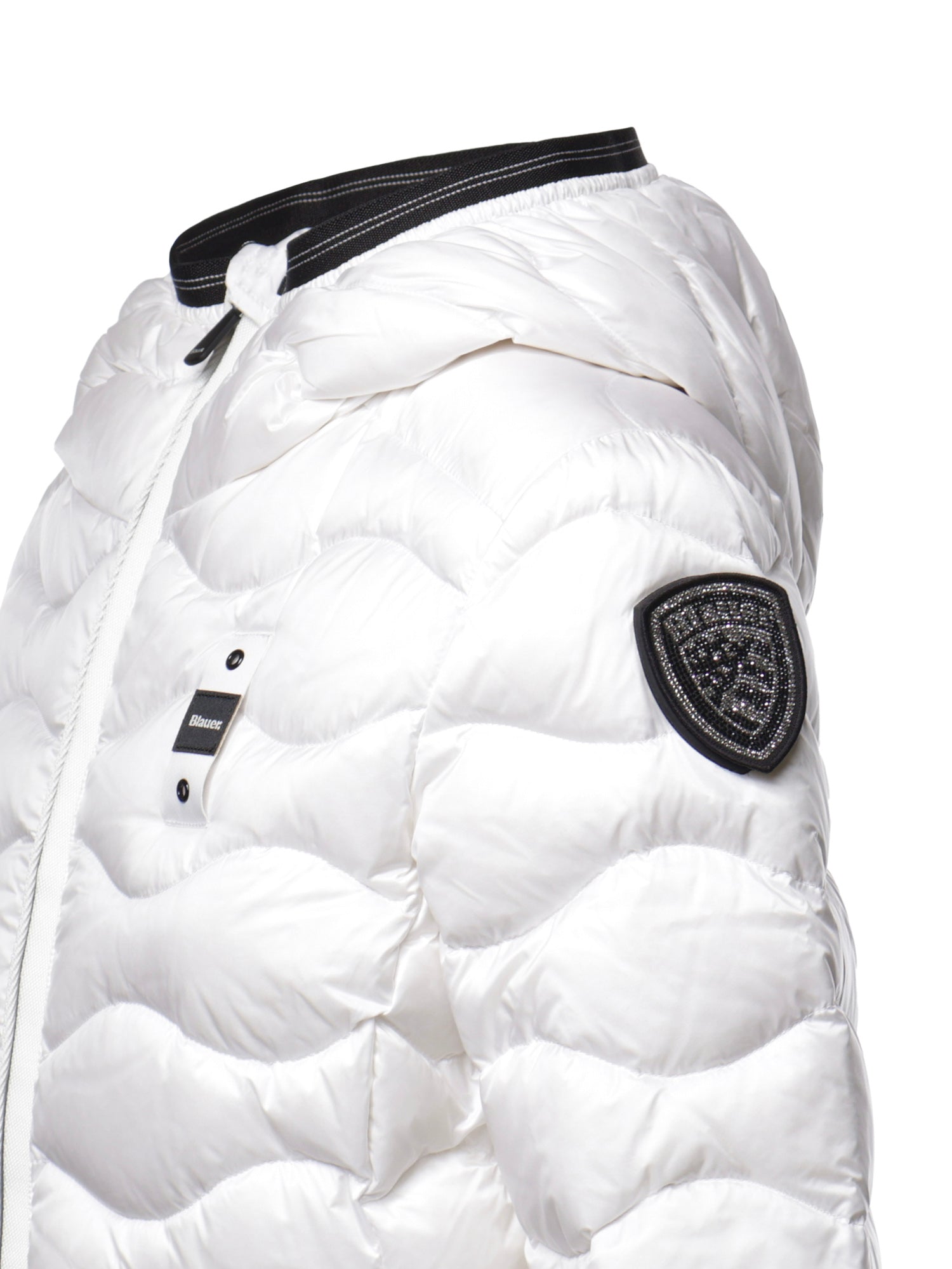 Piumino Camelia con logo 26WBLDC03033 006047100BI BLAUER 