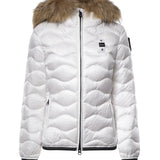 Piumino Aldie con logo 26WBLDC03034 006047100BI BLAUER 