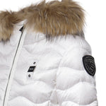 Piumino Aldie con logo 26WBLDC03034 006047100BI BLAUER 