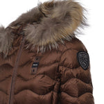 Piumino Aldie con logo 26WBLDC03034 00604730BEI BLAUER 