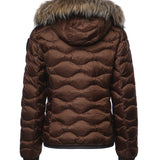 Piumino Aldie con logo 26WBLDC03034 00604730BEI BLAUER 