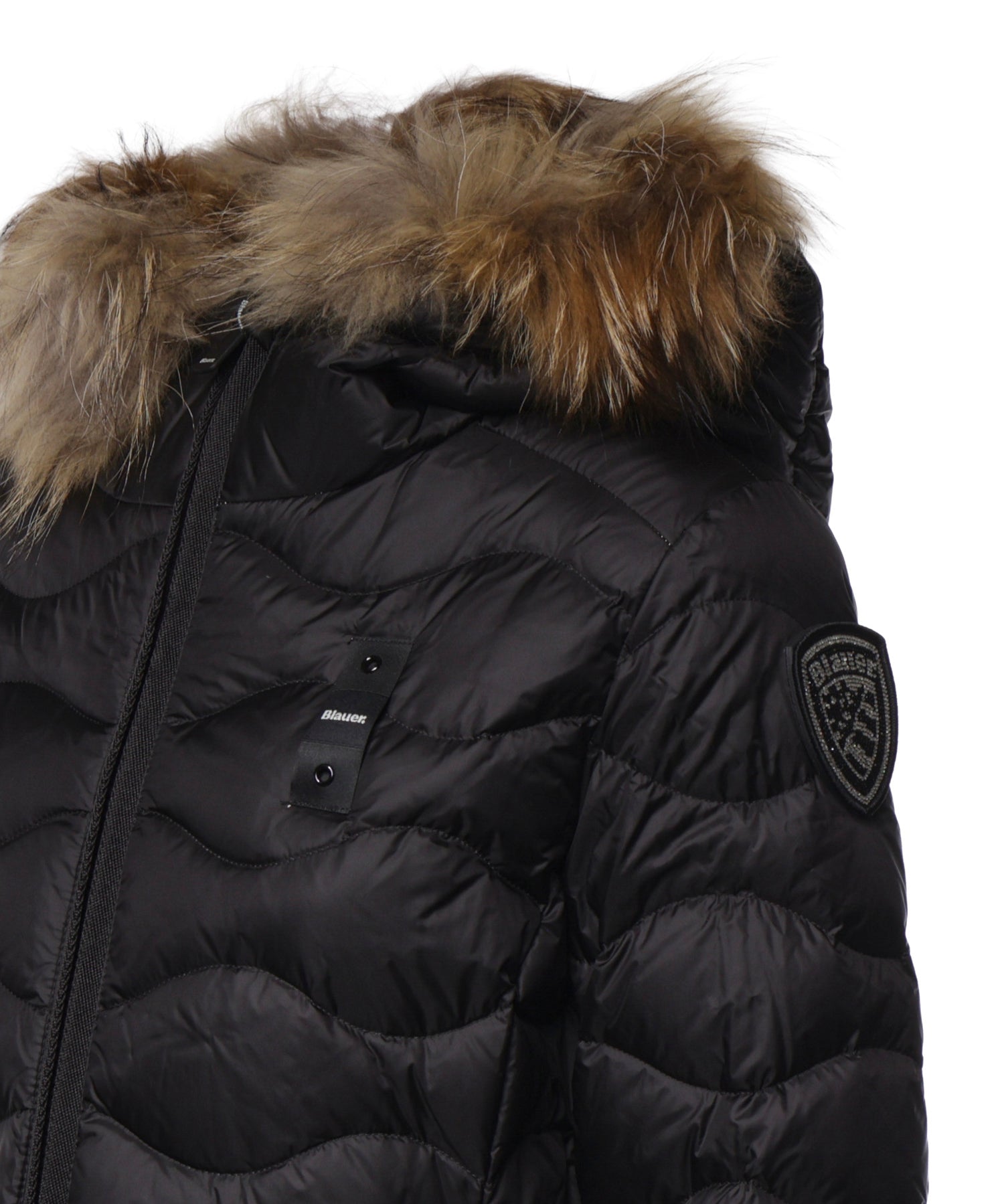 Piumino Aldie con logo 26WBLDC03034 006047999EI BLAUER 