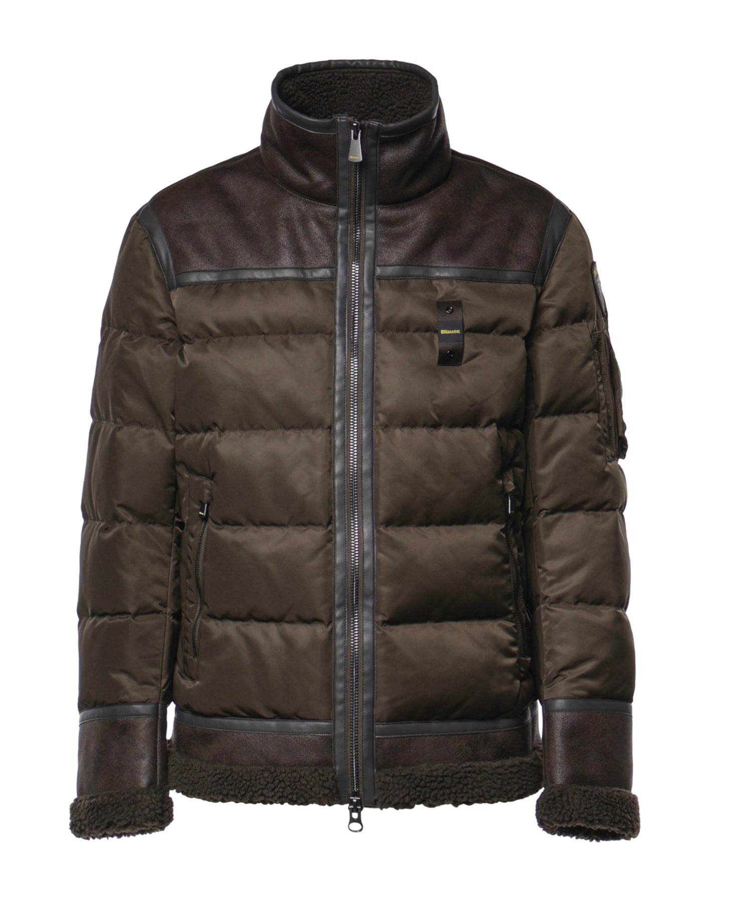 Piumino in nylon con logo 26WBLUC02240 007280382 BLAUER 
