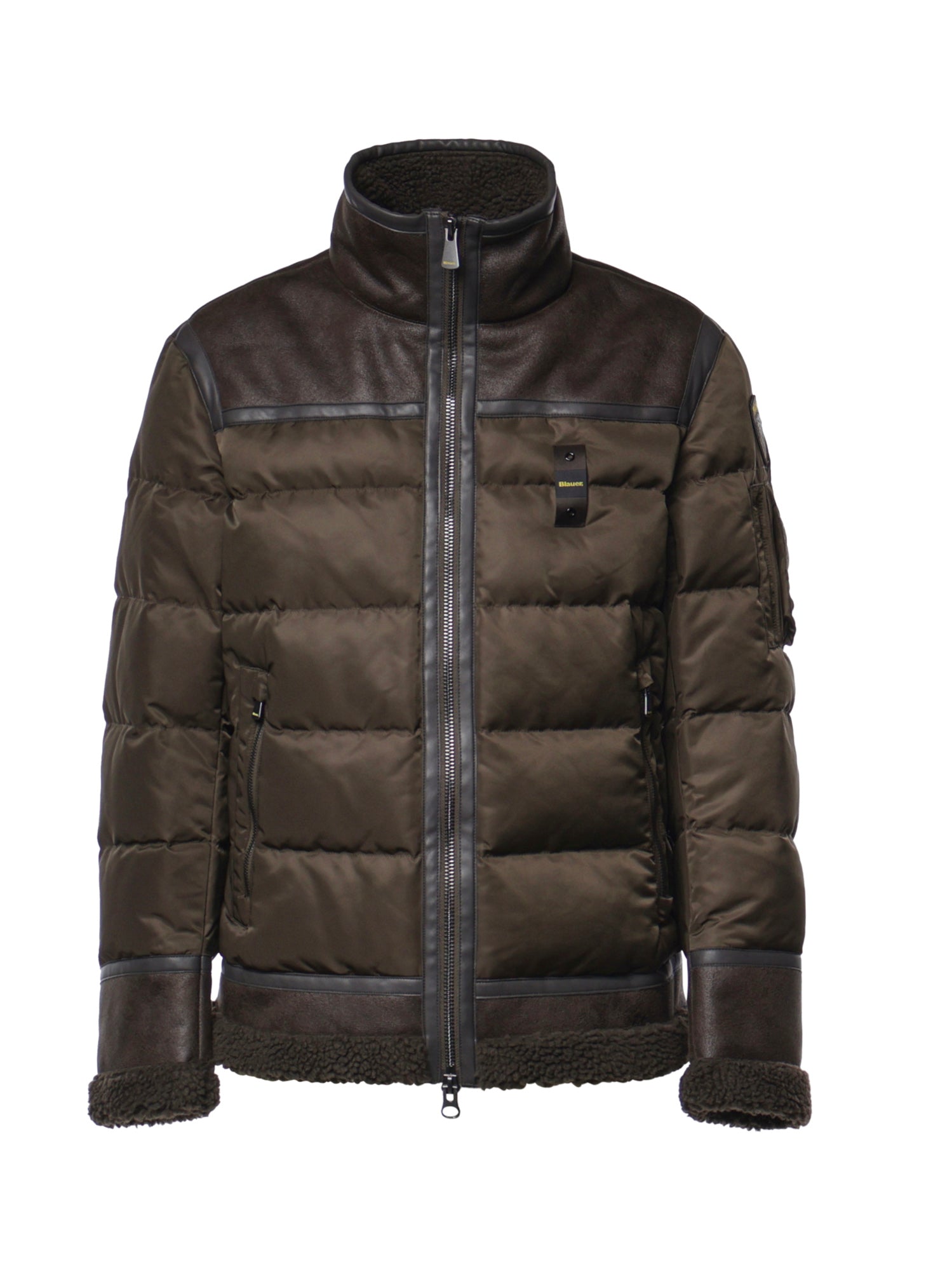 Piumino in nylon con logo 26WBLUC02240 007280382 BLAUER 