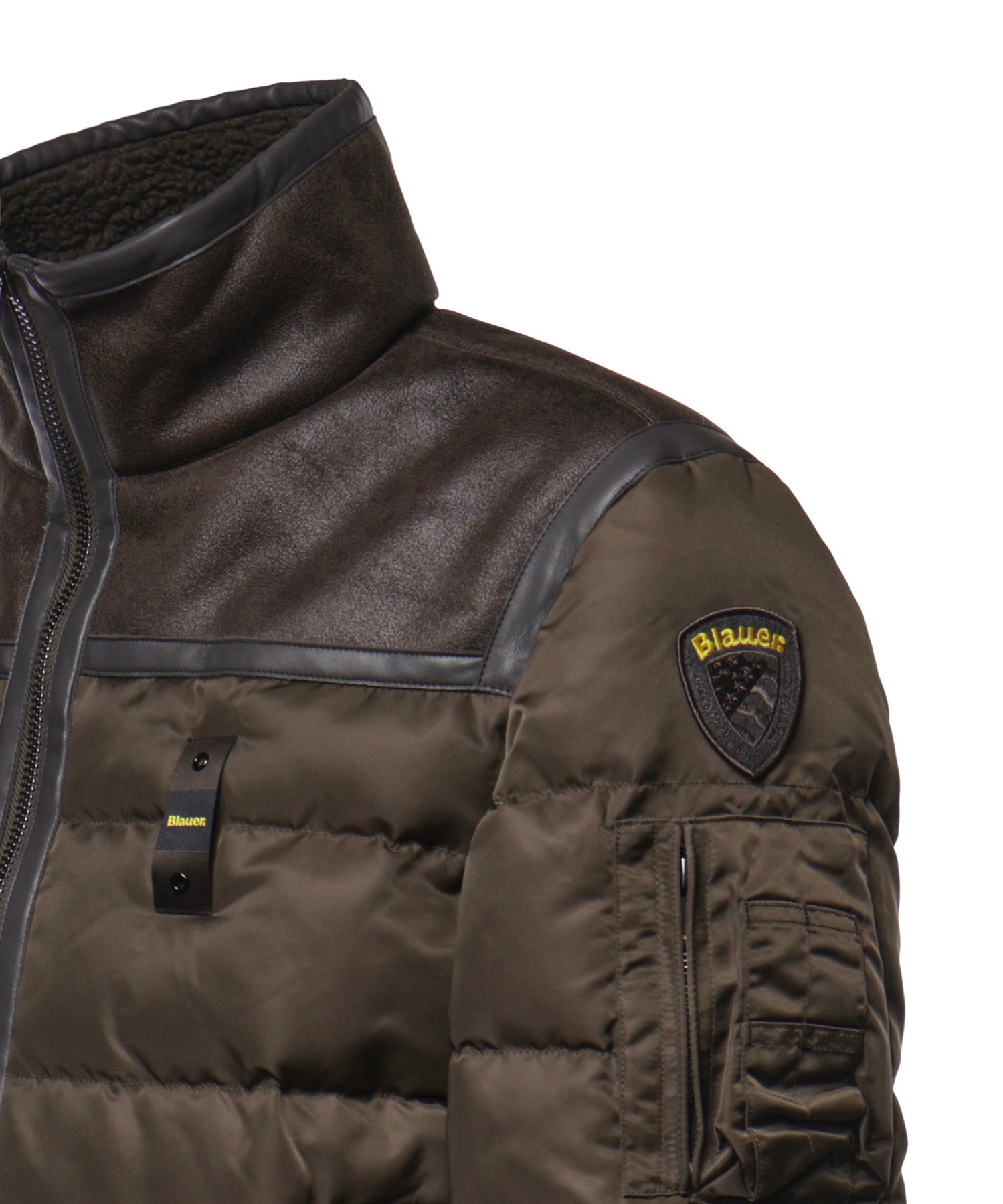 Piumino in nylon con logo 26WBLUC02240 007280382 BLAUER 