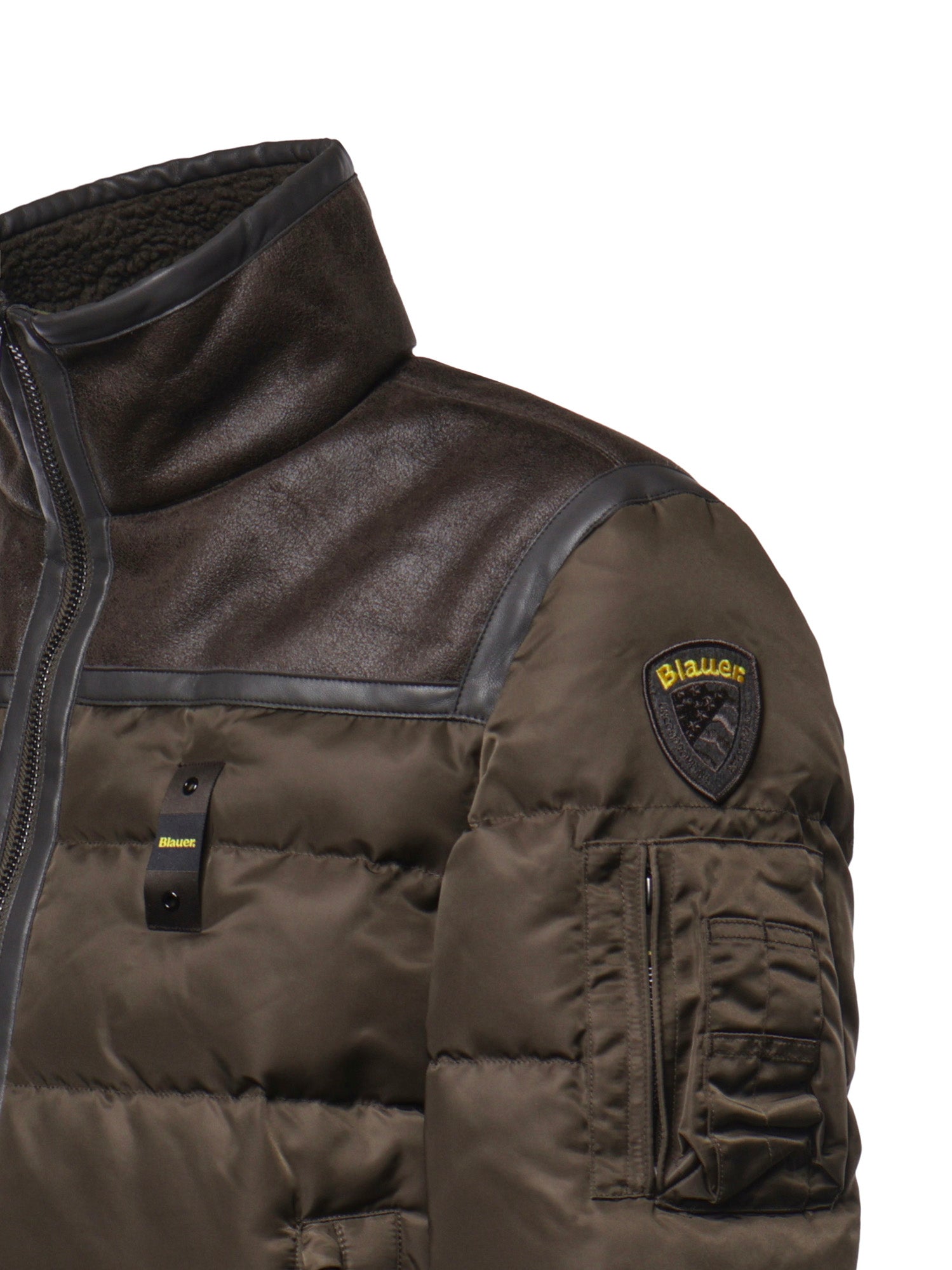 Piumino in nylon con logo 26WBLUC02240 007280382 BLAUER 