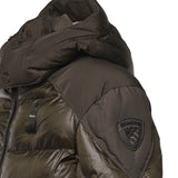 Piumino Kiernan in nylon 26WBLUC02352 005958382EB BLAUER 