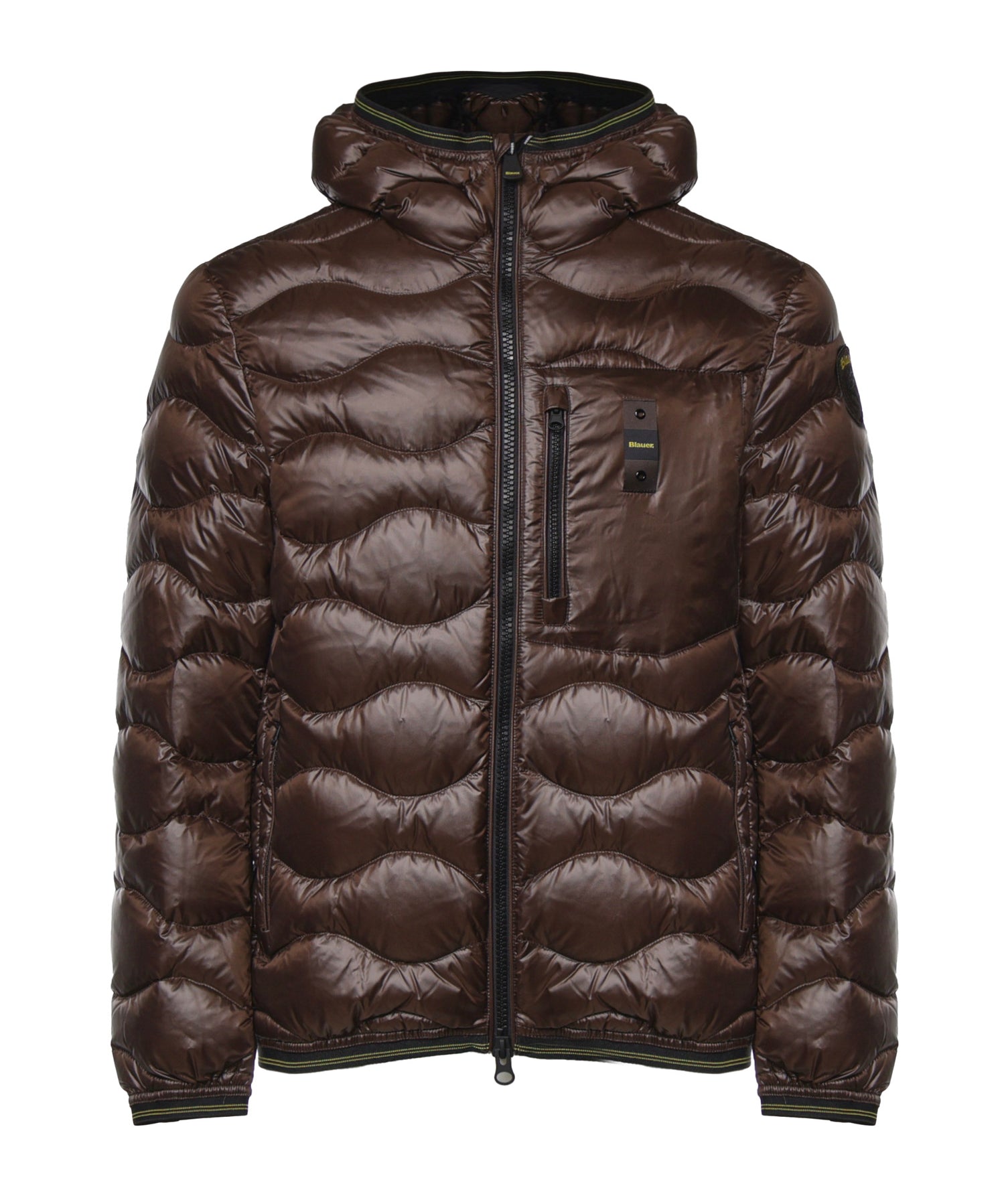 Piumino Wave in nylon con logo 26WBLUC03064 00635530B BLAUER 