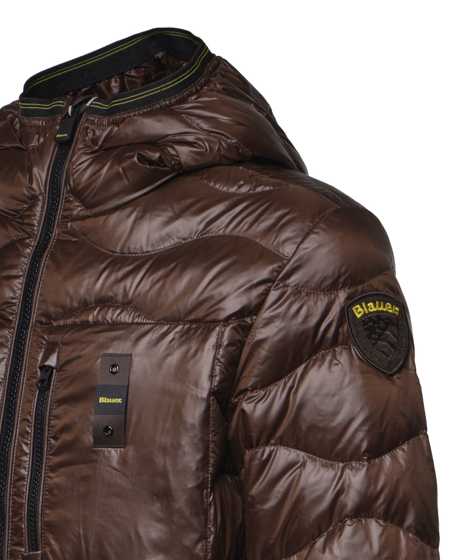 Piumino Wave in nylon con logo 26WBLUC03064 00635530B BLAUER 