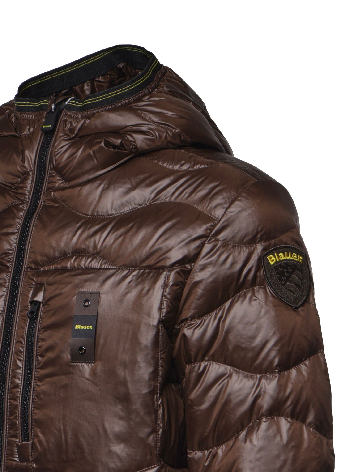 Piumino Wave in nylon con logo 26WBLUC03064 00635530B BLAUER 