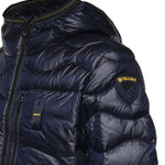 Piumino Wave in nylon con logo 26WBLUC03064 A06355888 BLAUER 