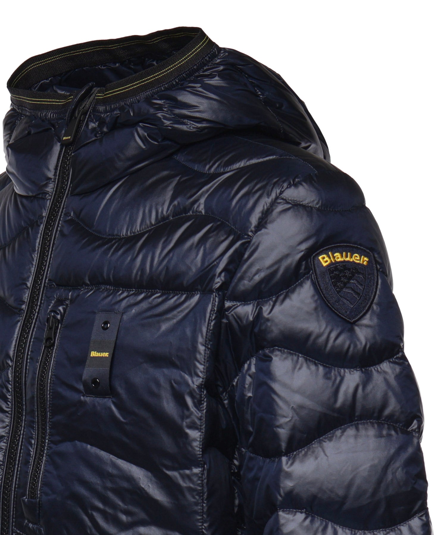 Piumino Wave in nylon con logo 26WBLUC03064 A06355888 BLAUER 