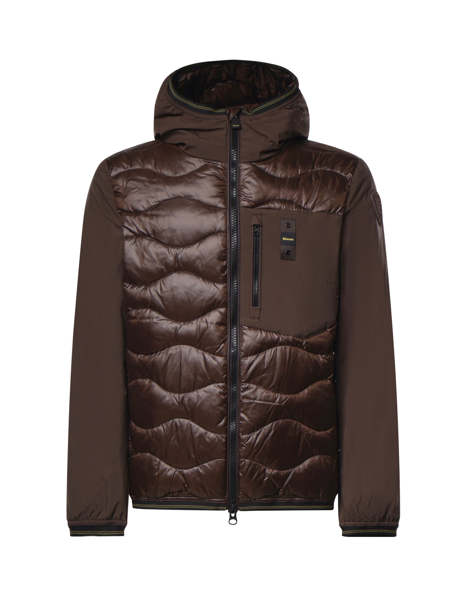 Piumino Albert in nylon con logo 26WBLUC08068 00635530B BLAUER 
