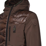 Piumino Albert in nylon con logo 26WBLUC08068 00635530B BLAUER 