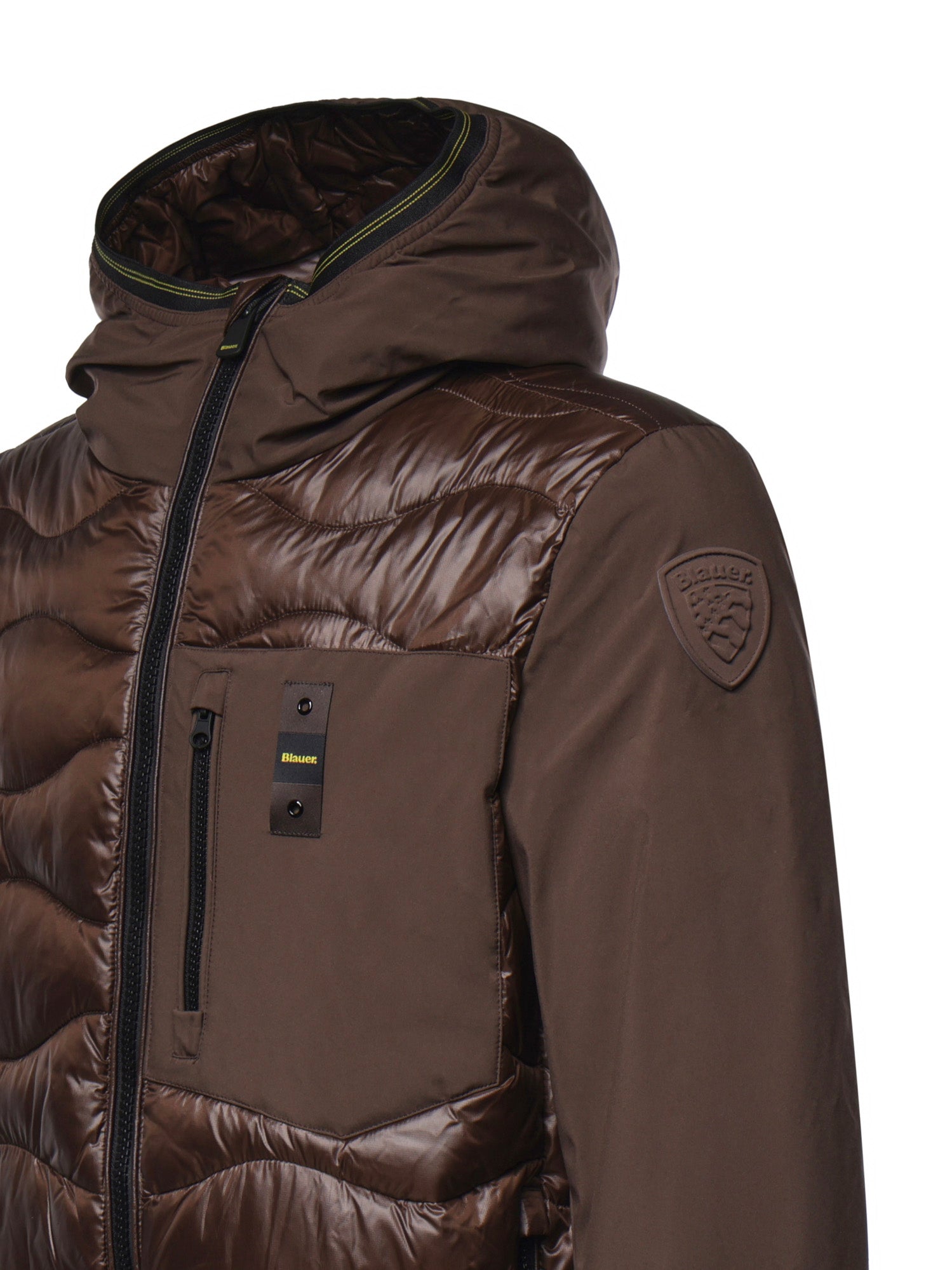 Piumino Albert in nylon con logo 26WBLUC08068 00635530B BLAUER 