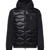 Piumino Albert in nylon con logo 26WBLUC08068 006355999 BLAUER 