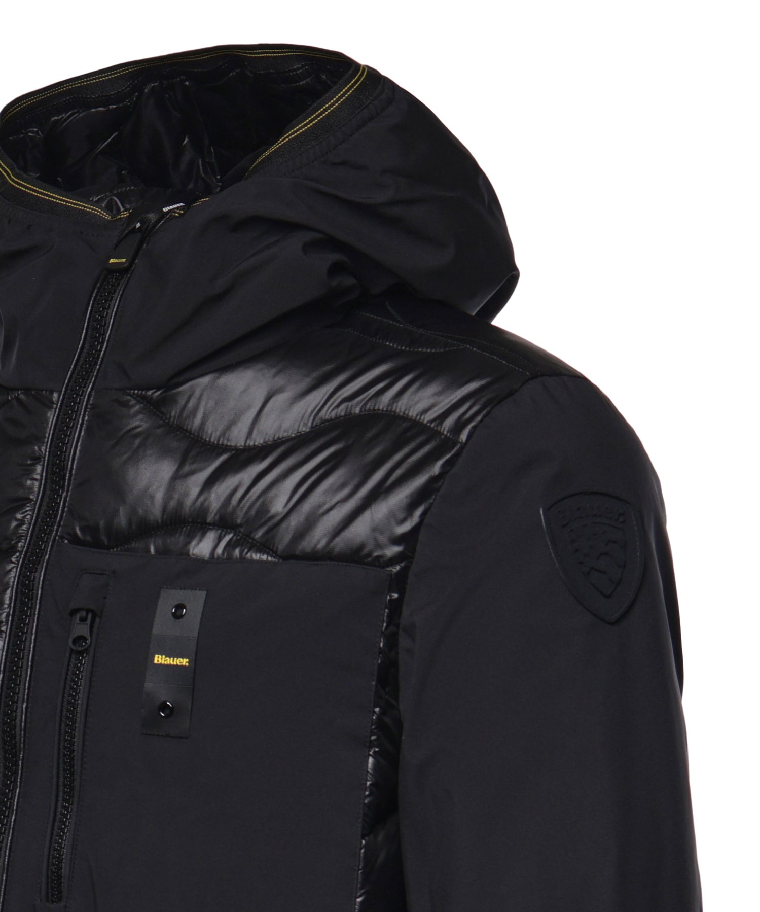 Piumino Albert in nylon con logo 26WBLUC08068 006355999 BLAUER 