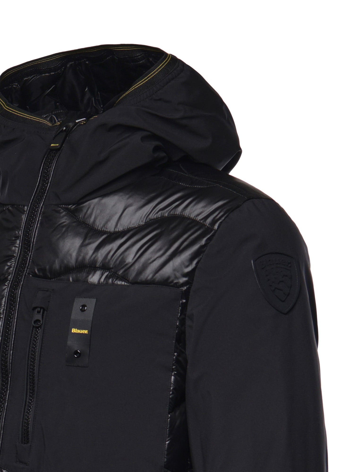 Piumino Albert in nylon con logo 26WBLUC08068 006355999 BLAUER 