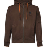 Felpa Cardinton con zip in cotone 26WBLUF02316 007693382 BLAUER 
