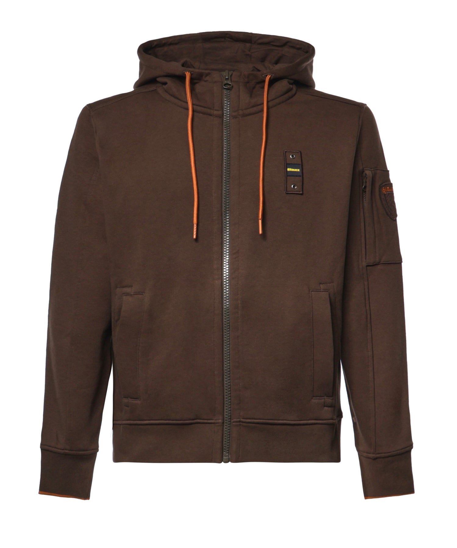 Felpa Cardinton con zip in cotone 26WBLUF02316 007693382 BLAUER 