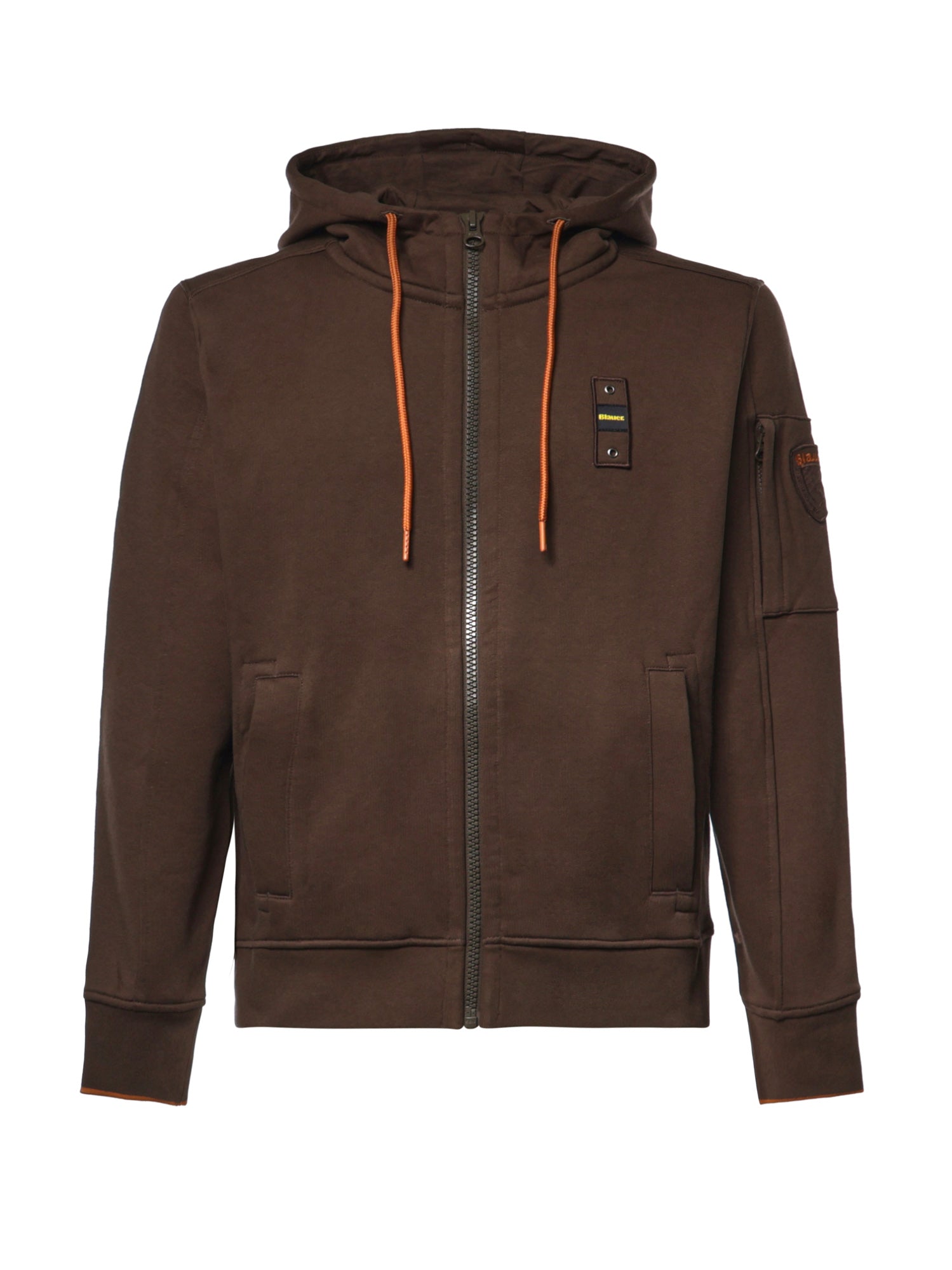 Felpa Cardinton con zip in cotone 26WBLUF02316 007693382 BLAUER 