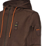 Felpa Cardinton con zip in cotone 26WBLUF02316 007693382 BLAUER 