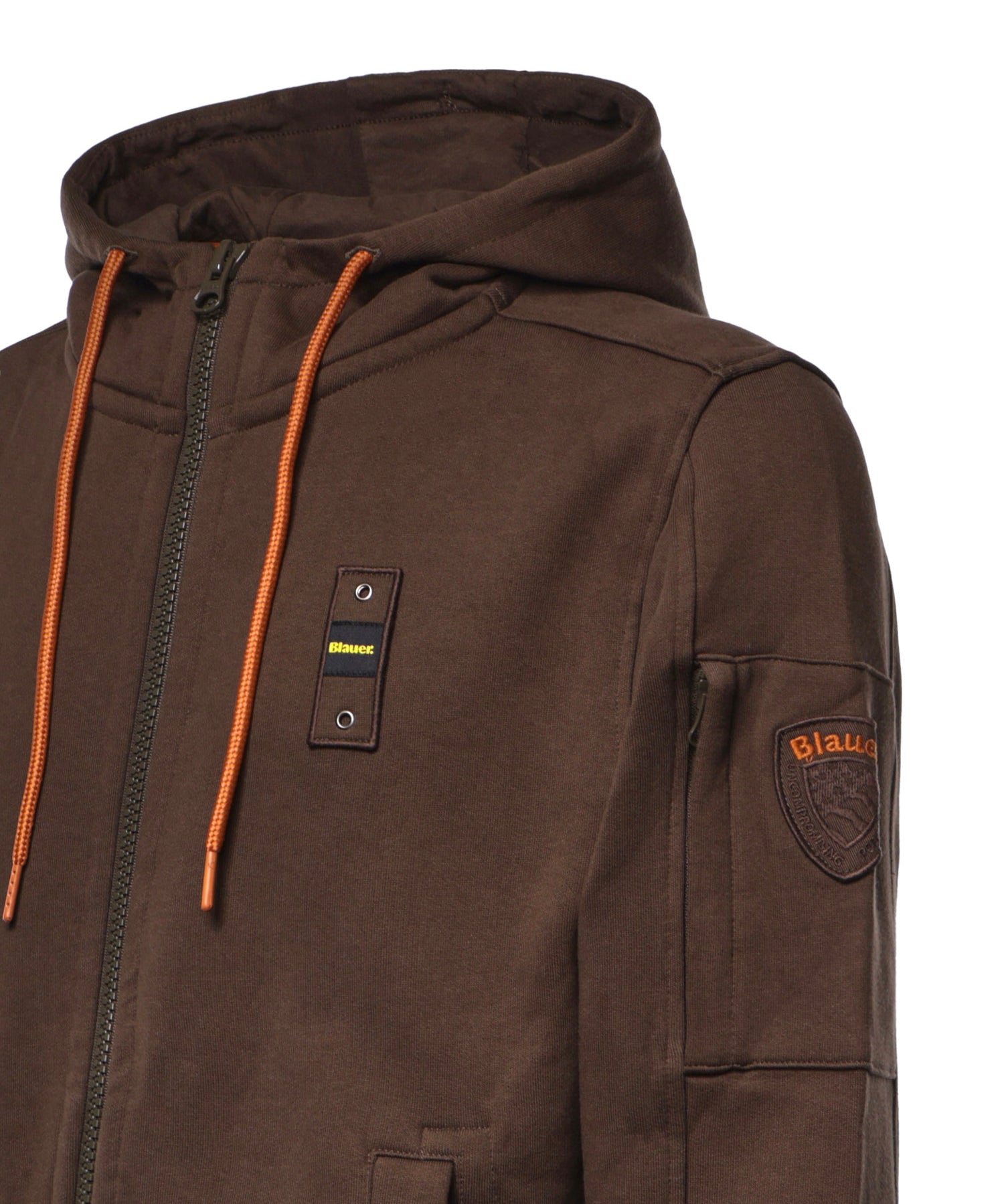 Felpa Cardinton con zip in cotone 26WBLUF02316 007693382 BLAUER 