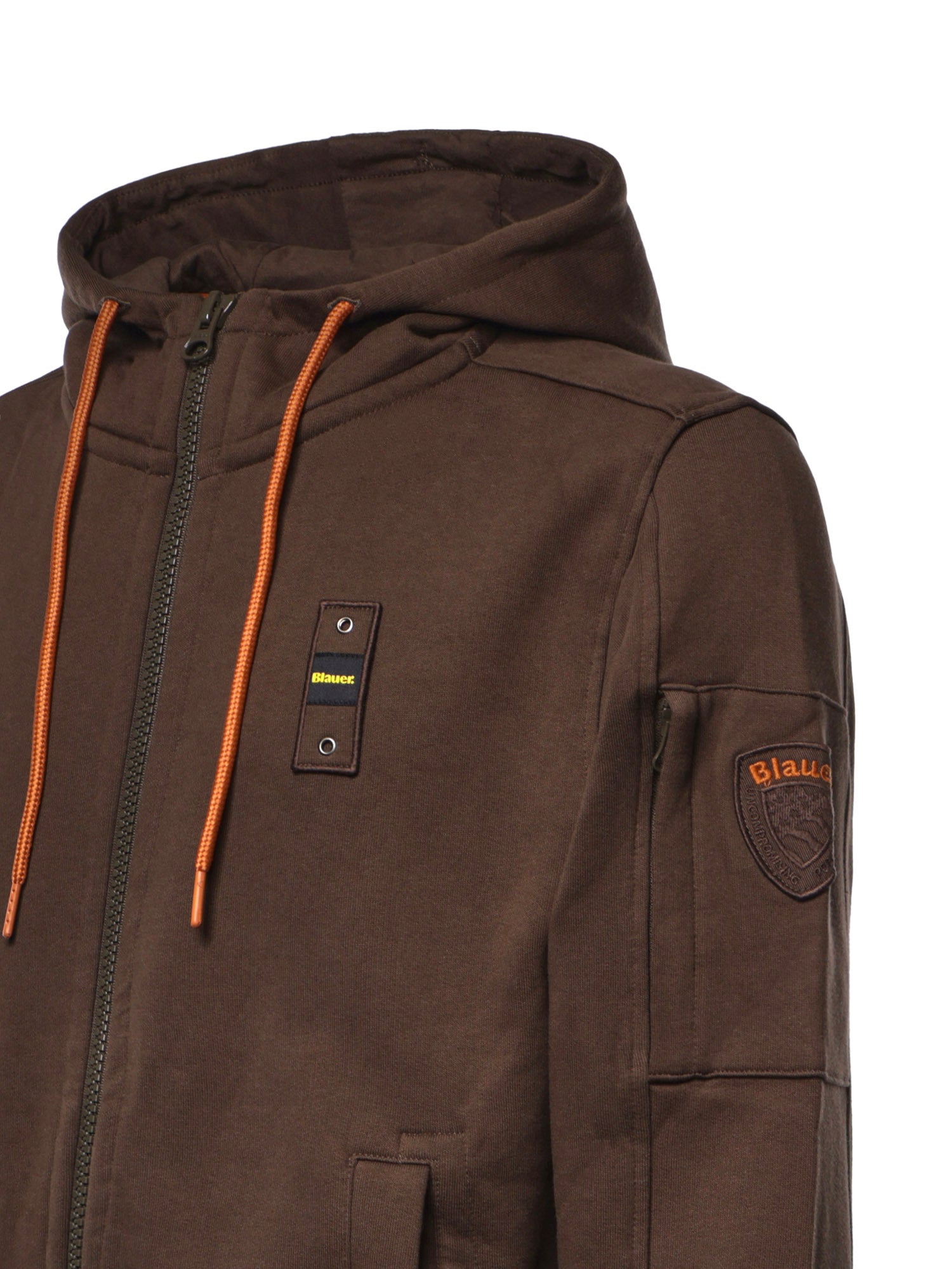 Felpa Cardinton con zip in cotone 26WBLUF02316 007693382 BLAUER 