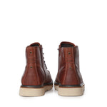 Stivaletto combat in pelle F6NOLAN02 PULCOG BLAUER 