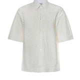 Camicia Intrecciato in popeline di cotone 852469 V6CX09107 BOTTEGA VENETA 