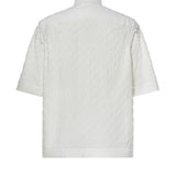 Camicia Intrecciato in popeline di cotone 852469 V6CX09107 BOTTEGA VENETA 