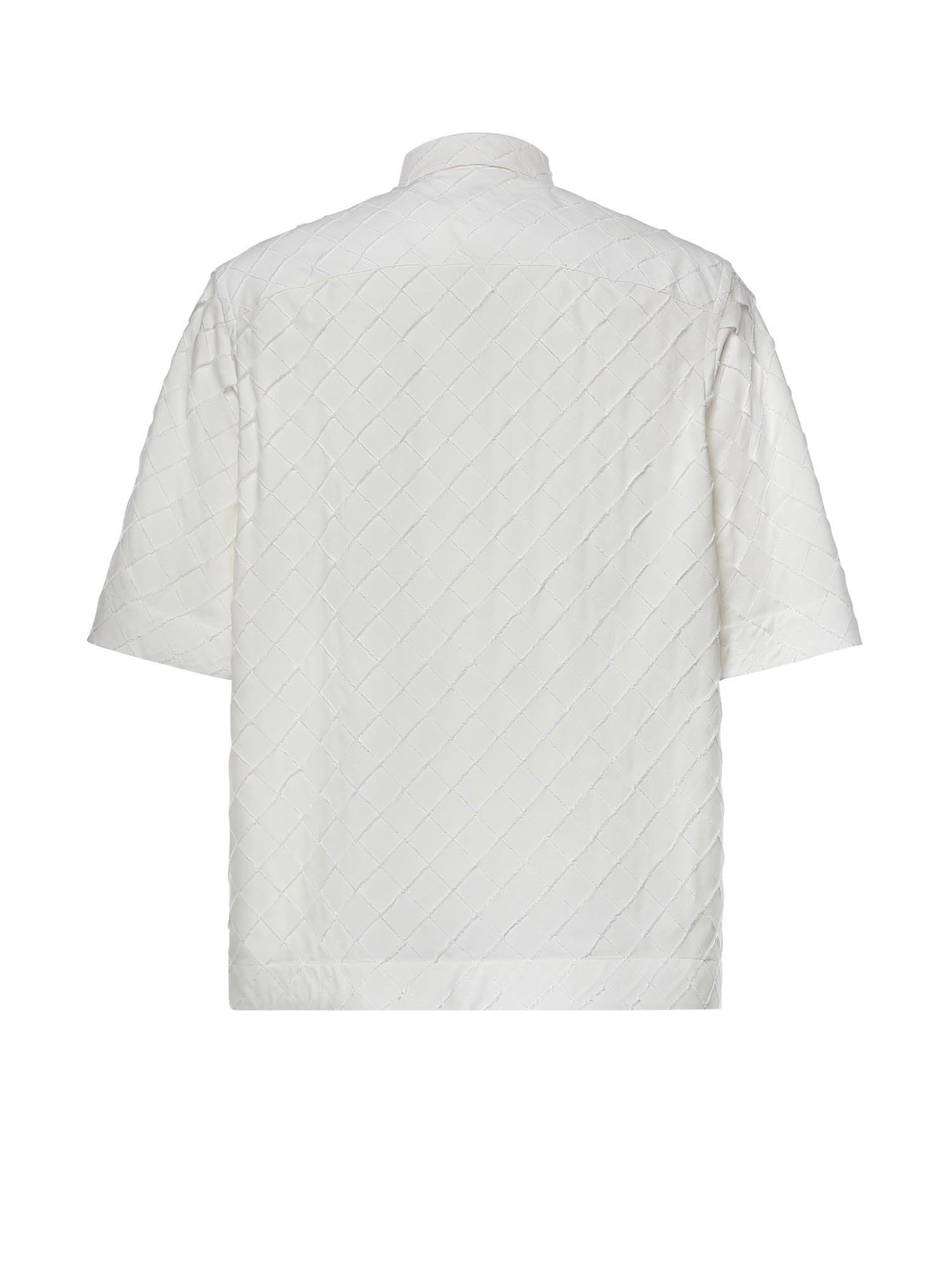 Camicia Intrecciato in popeline di cotone 852469 V6CX09107 BOTTEGA VENETA 